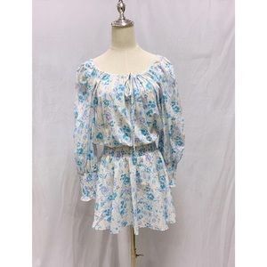 RIXO Lina Floral Mini Dress Size XS
